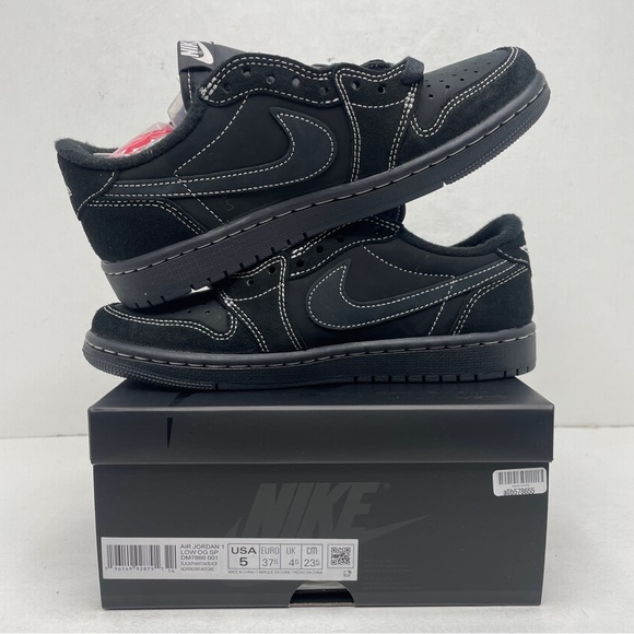 Nike Air Jordan 1 Retro Low SP Travis Scott “Black Phantom” 2023 - Picture 3 of 4